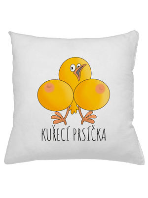 Kuřecí prsíčka polštář White