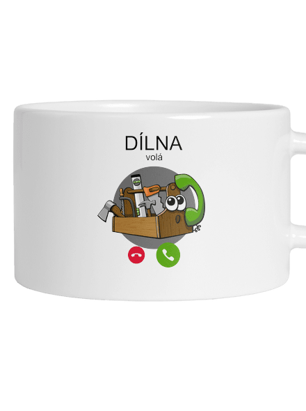 Dílna volá hrnek makronka White