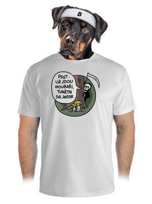 Muchomůrky zelené pánské sportovní tričko White