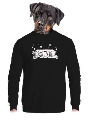 unisex mikina bez kapuce