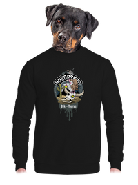 unisex mikina bez kapuce