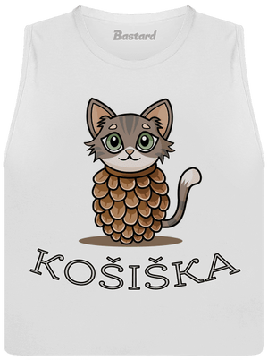 Košiška dámské tílko volné White