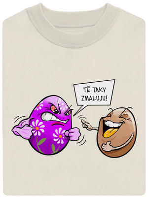 Zmaluju tě unisex mikina bez kapuce Off White