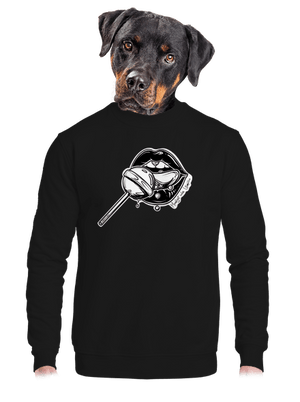 unisex mikina bez kapuce