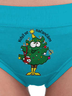 Když se načančám dámské kalhotky Turquoise