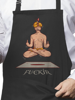 Fuckír zástěra Dark Grey