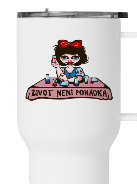 Sněhurka termohrnek White