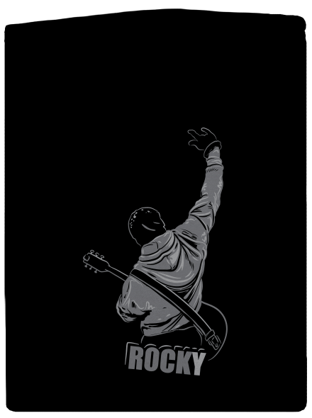 Rocky dámská mikina na zip Black