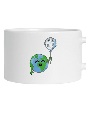 Balónek hrnek makronka White