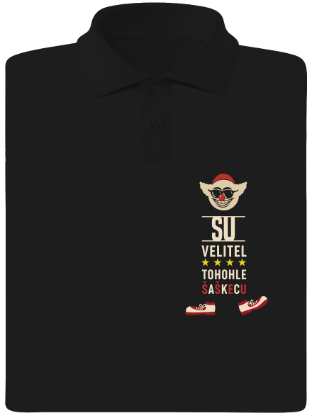 Velitel šaškecu pánská polokošile Black
