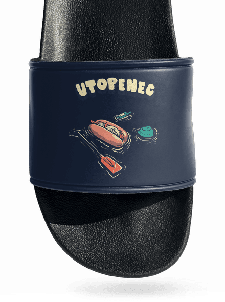 Utopenec pantofle Navy