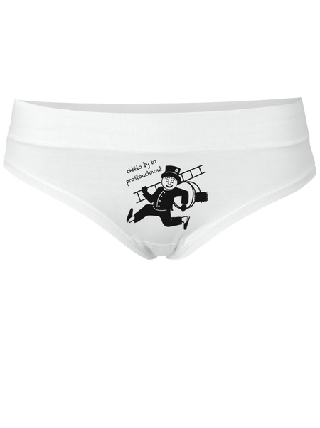Kominíček - bílé kalhotky