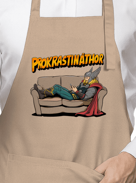 Prokrastináthor zástěra Rope