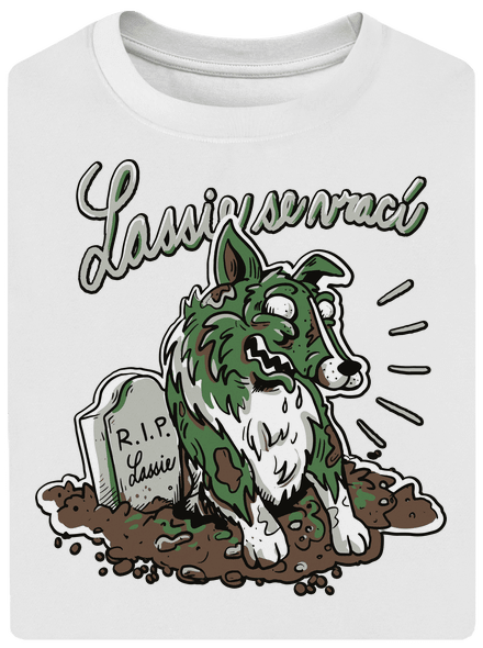 Lassie se vrací unisex tričko oversized White