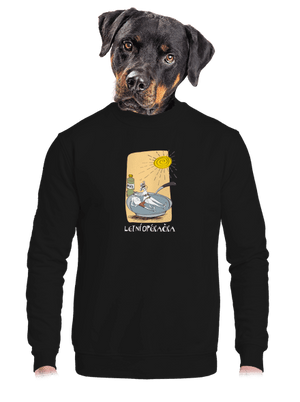 unisex mikina bez kapuce