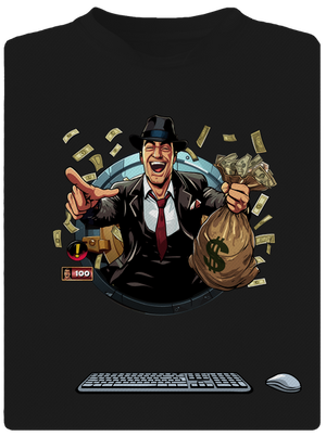 B17: Mafia pánské sportovní tričko Black