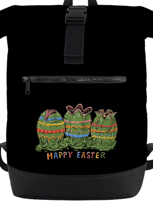 Happy Easter batoh Black