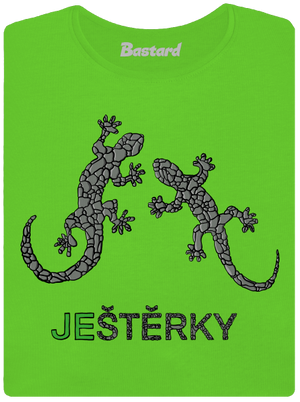 Ještěrky dámské tričko Apple Green