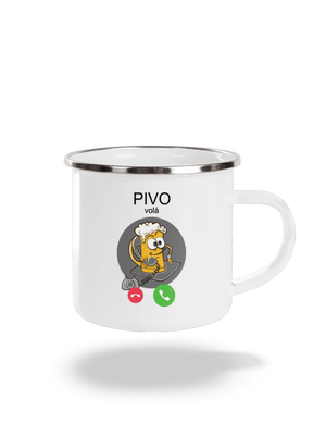 Pivo volá plecháček White