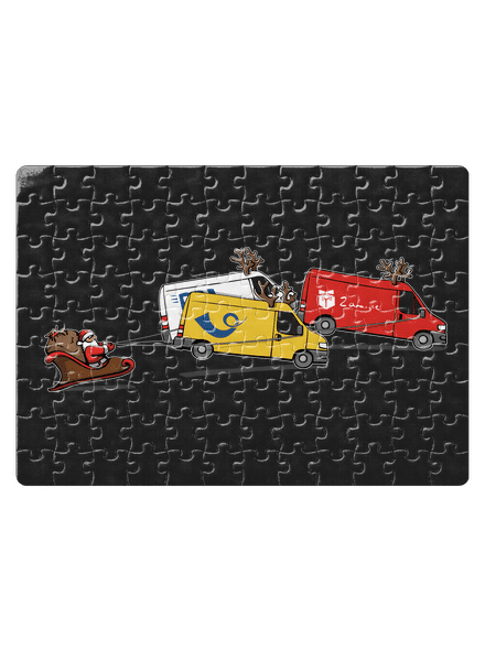 Santa se soby puzzle White