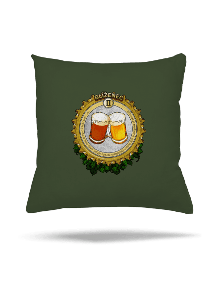 Pivní horoskop: Blíženec polštář Olive Green