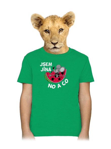 Jsem jiná dětské tričko Kelly Green