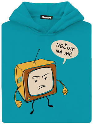 Nečum na mě dětská mikina klokanka Hawaiian Blue