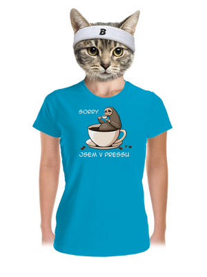 V pressu dámské sportovní tričko Blue Atol