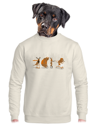 unisex mikina bez kapuce