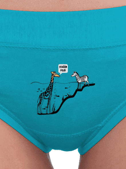 Stačím, pojď dámské kalhotky Turquoise