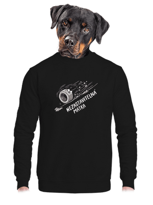 unisex mikina bez kapuce