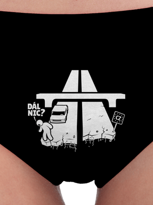 Dál nic dámské kalhotky Black