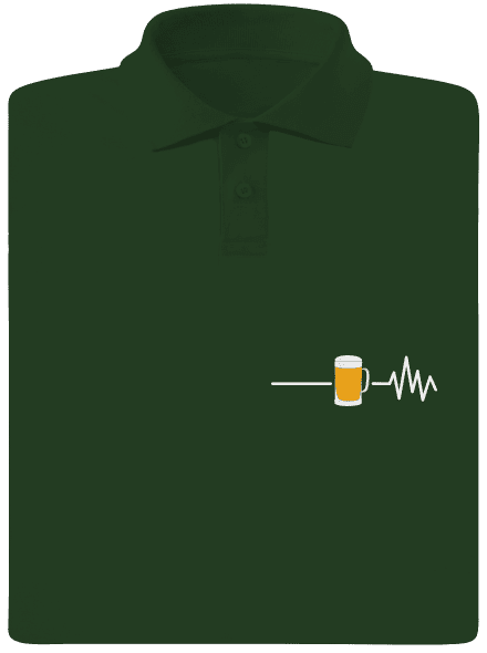 Beer help pánská polokošile Bottle Green Mal