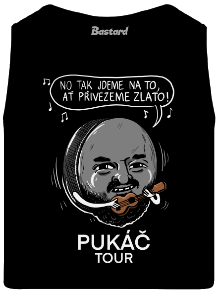 Pukáč tour pánské tílko Black