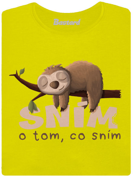 Sním o tom, co sním dámské tričko premium Lemon