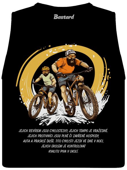 Cyklo 11 dámské tílko volné Black