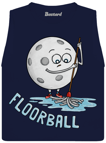 Floorball dámské tílko volné Navy