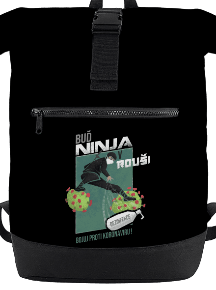 Ninja v rouši batoh Black