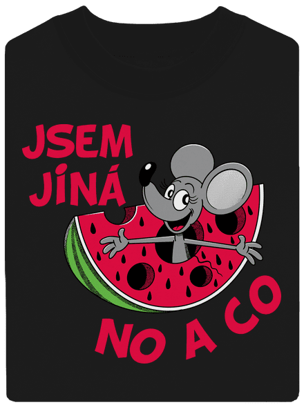 Jsem jiná unisex mikina bez kapuce Black