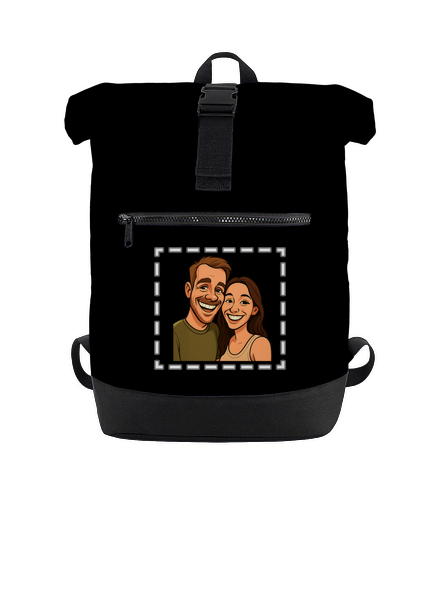 Karikatura z vlastní fotky batoh Black