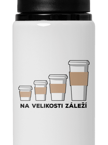 Na velikosti záleží lahev na vodu White