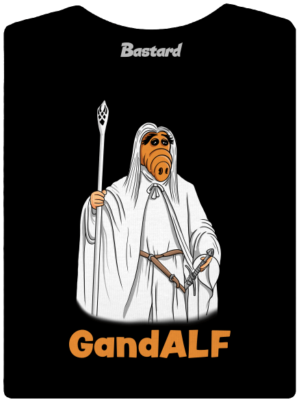 GandALF dámské tričko s lemem Black