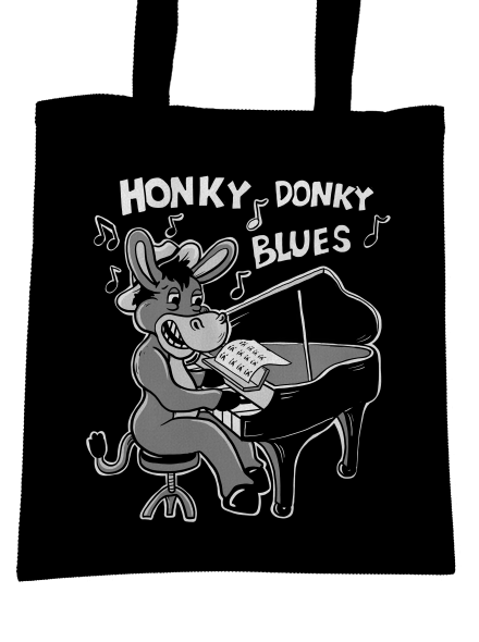 Honky donky blues taška Black