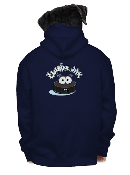 Čumím jak puk pánská mikina na zip Navy