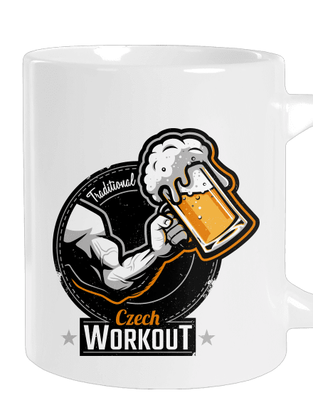 Czech Workout velký hrnek White