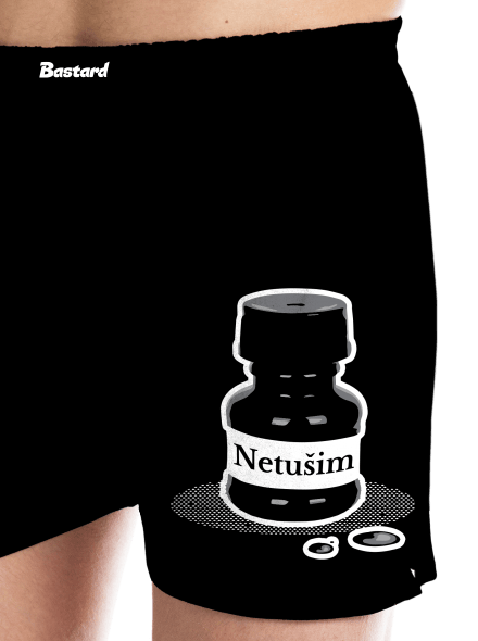 Netušim pánské trenky Black