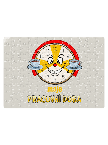 Pracovní doba puzzle White