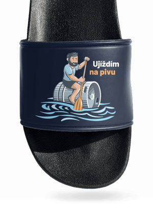 Ujíždím na pivu pantofle Navy