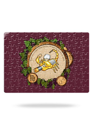 Vinný horoskop: Štír puzzle White