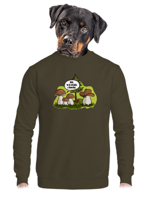 Strejda z Ameriky unisex mikina bez kapuce Urban Khaki